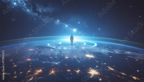 Global Network - Digital Communication Concept