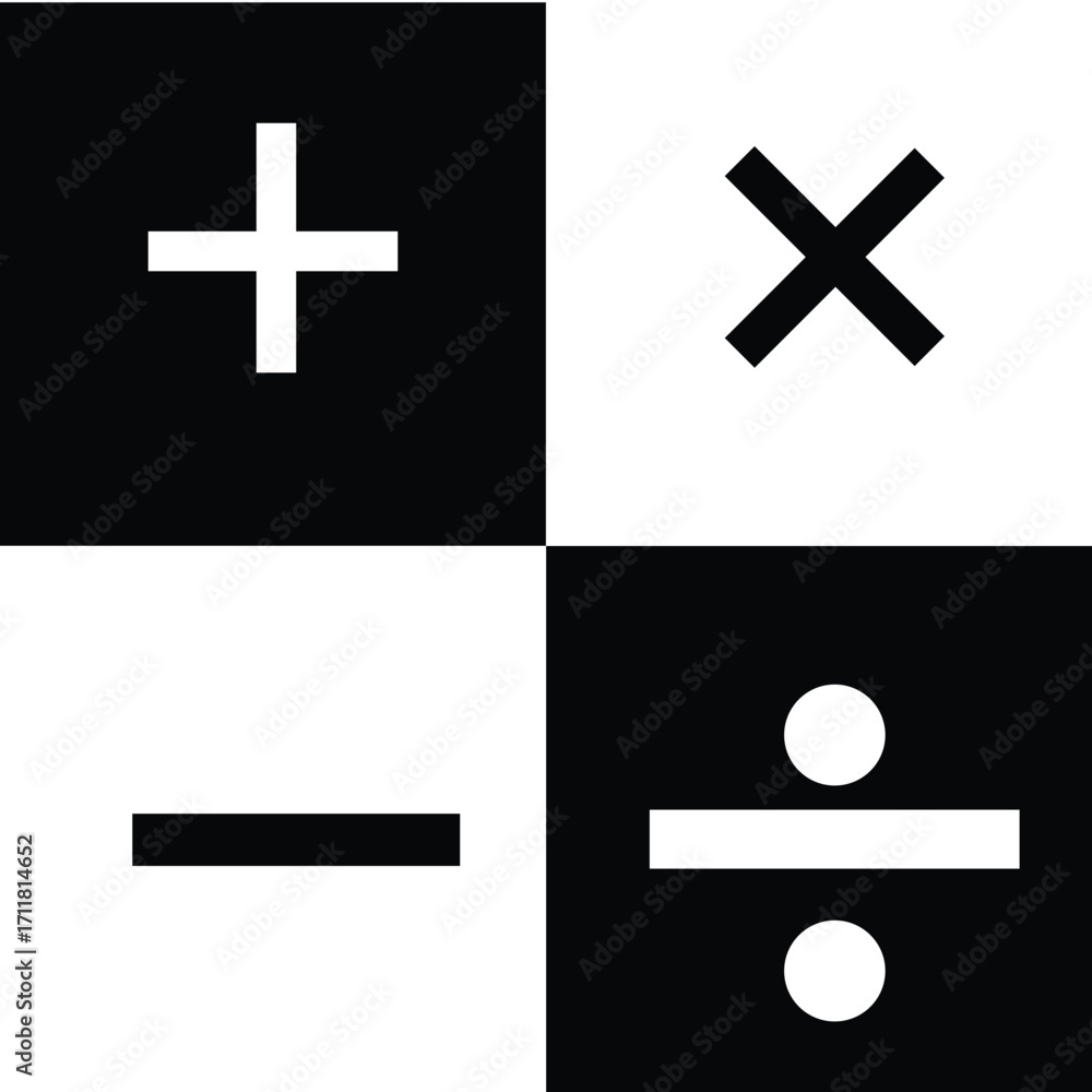 Obraz premium math symble 