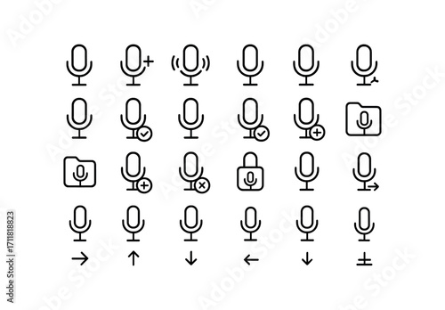 vector outline icons Voice Control (Basic) voicecontrol icon voicecontrol new voicecontrol old voicecontrol valid voicecontrol invalid voicecontrol active voicecontrol inactive voicecontrol.