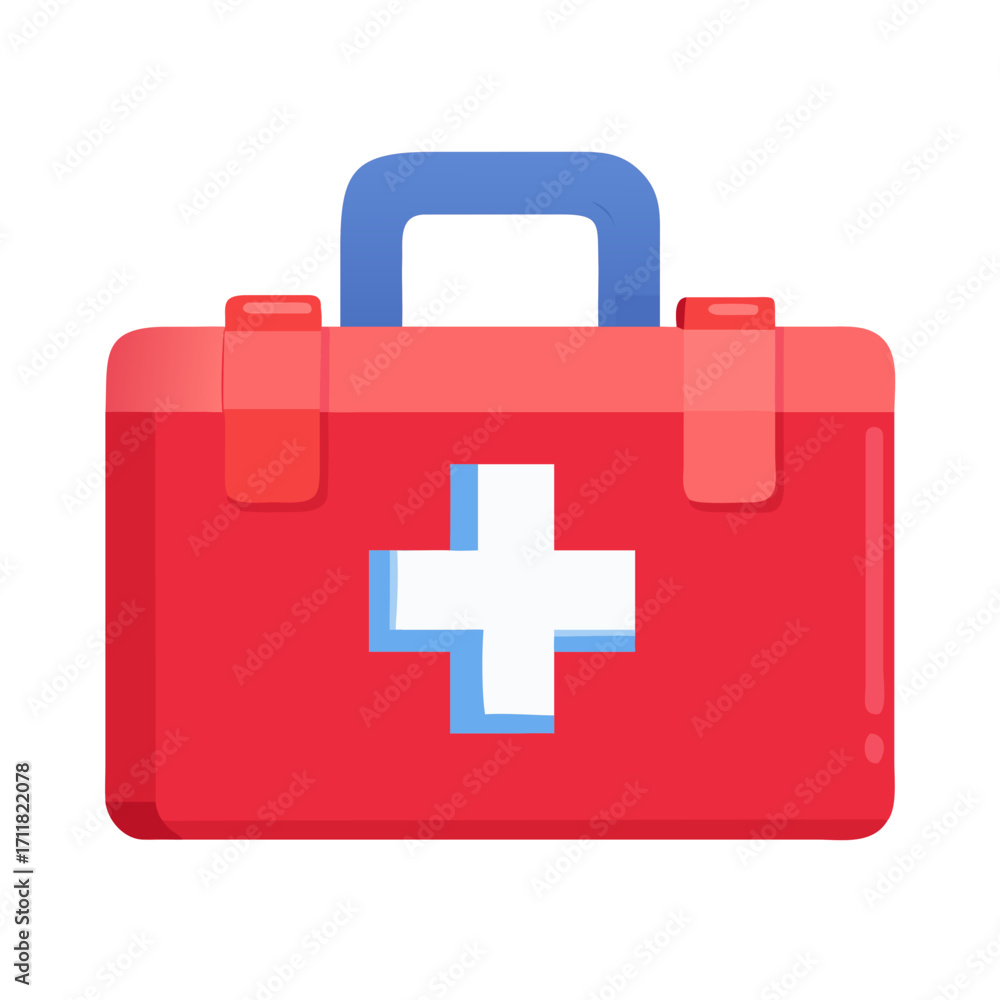 Obraz premium First Aid Kit Colored Icon