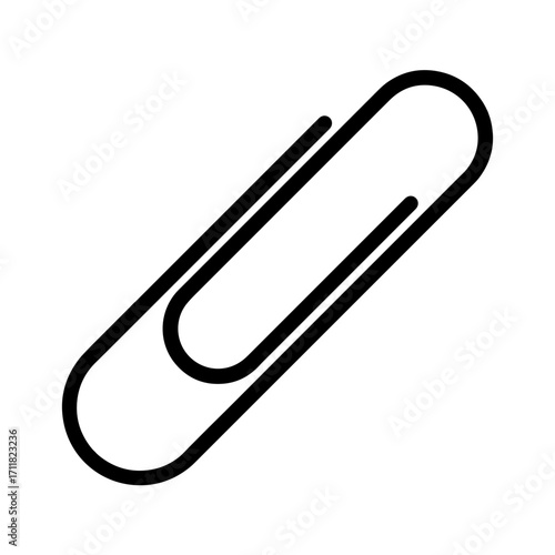 Paper Clip Icon Symbol Vector