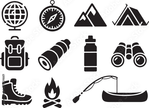 Plan exciting outdoor adventures with these icons