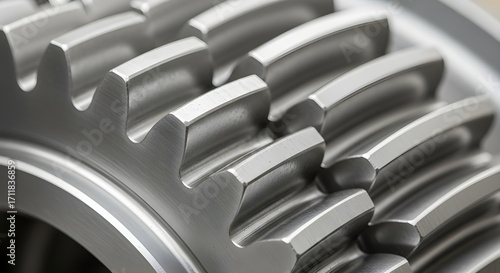Industrial Metal Gear Close Up