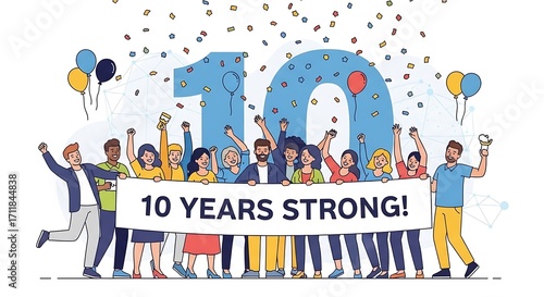 Celebration 10 Years Strong.