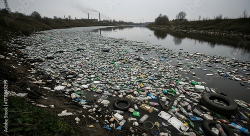 River Plastic Pollution.