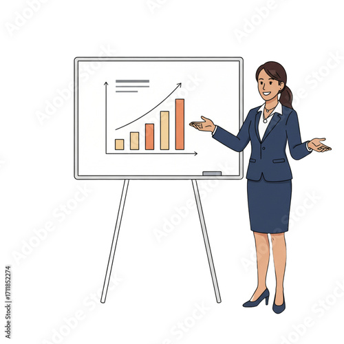 Business Woman Presentation 