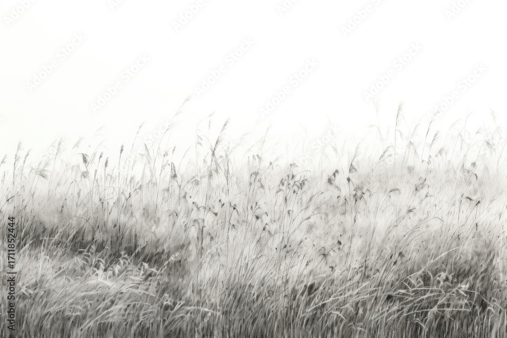 Fototapeta premium Grass field backgrounds outdoors nature.