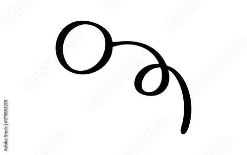 Hand Drawn Wavy or Zigzag Line Spring or Bounce Effect