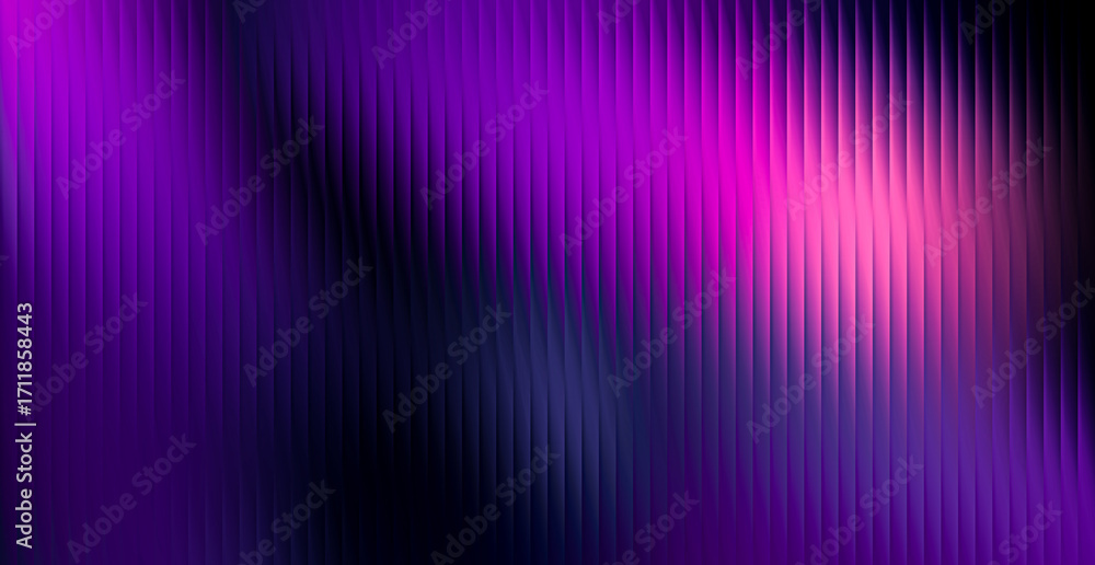 Naklejka premium Abstract purple pink vertical lines fractal glass gradient background representing energy, technology, wallpaper for web, poster, fashion