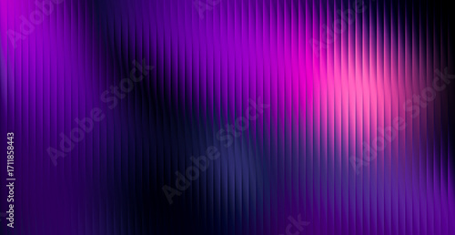 Abstract purple pink vertical lines fractal glass gradient background representing energy, technology, wallpaper for web, poster, fashion