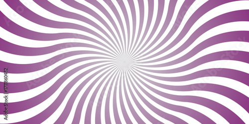 Purple and white swirling radial burst pattern with gradient effect and wavy lines emanating from center