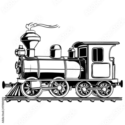 Vintage Train Engine