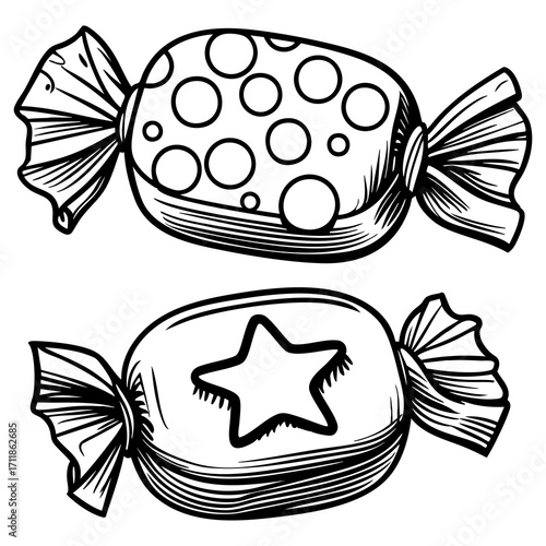 Sweet Wrapped Candies