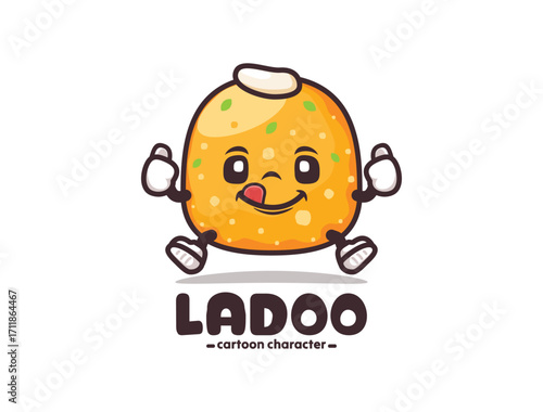 ladoo cartoon culinary mascot