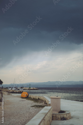 Chmura nad morzem