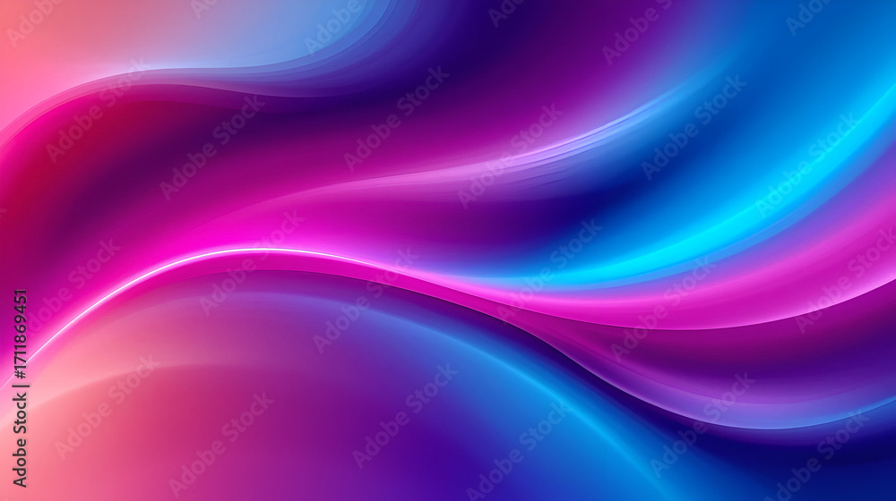 Obraz premium Modern neon gradient abstract background design for poster cover art and creative digital illustration