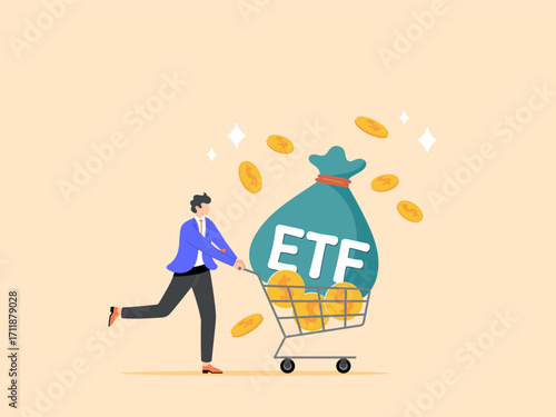 Exchange traded fund, open-ended funds that can be traded on the stock exchange with real-time prices