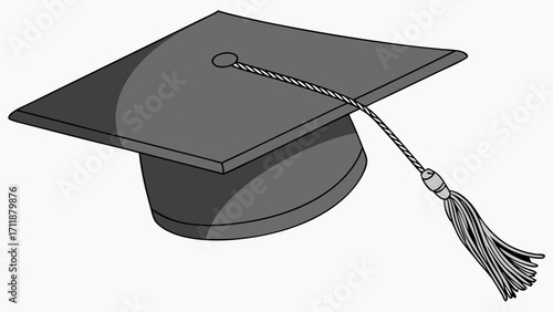 Graduation cap academic hat graduation ceremony education achievement success degree university college school learning knowledge wisdom celebration commencement tassel mortarboar.