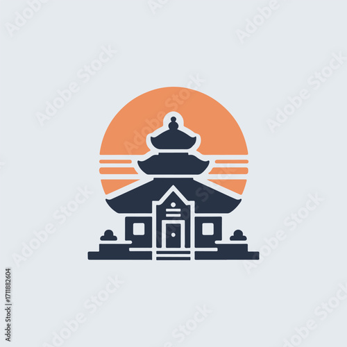Temple bali logo for sale.