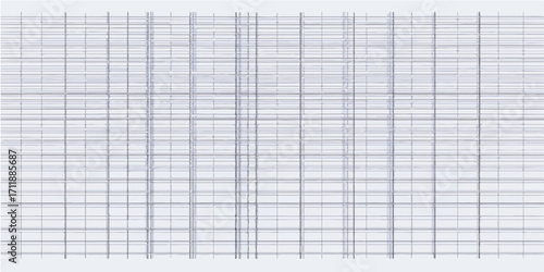 Blank white squared paper sheet texture from a school notebook