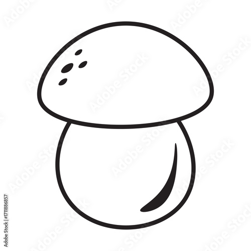 Autumn Mushroom Doodle