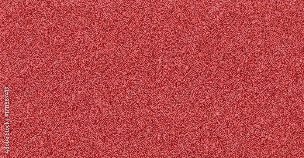 Fototapeta premium Bright Red Wrinkled Embossed Paper Texture