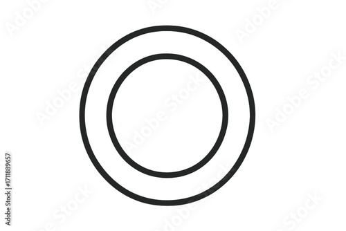 Minimalistic Line Icon Pack of Plates and Dishware, Linear Pictograms for Web Design, Mobile Apps, Social Media, Banners, and Graphic Projects, Vector Cartoon Illustrations of Tableware