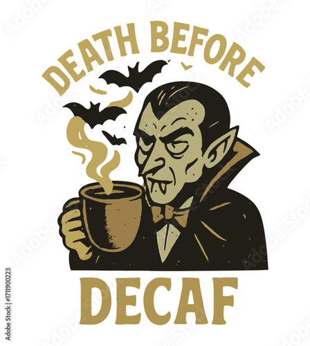 Spooky halloween t shirt design with classic elements