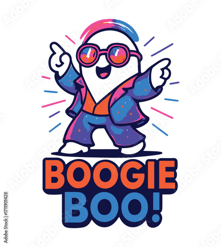 Spooky halloween t shirt design with classic elements