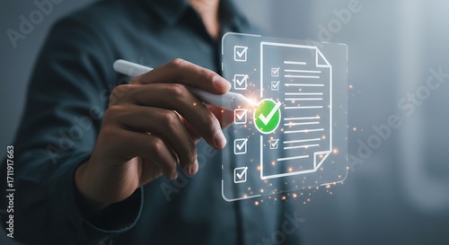 Digital Checklist and Verification Process for Business Operations Management