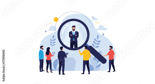 Discovering the best candidate for a job through careful candidate selection.
