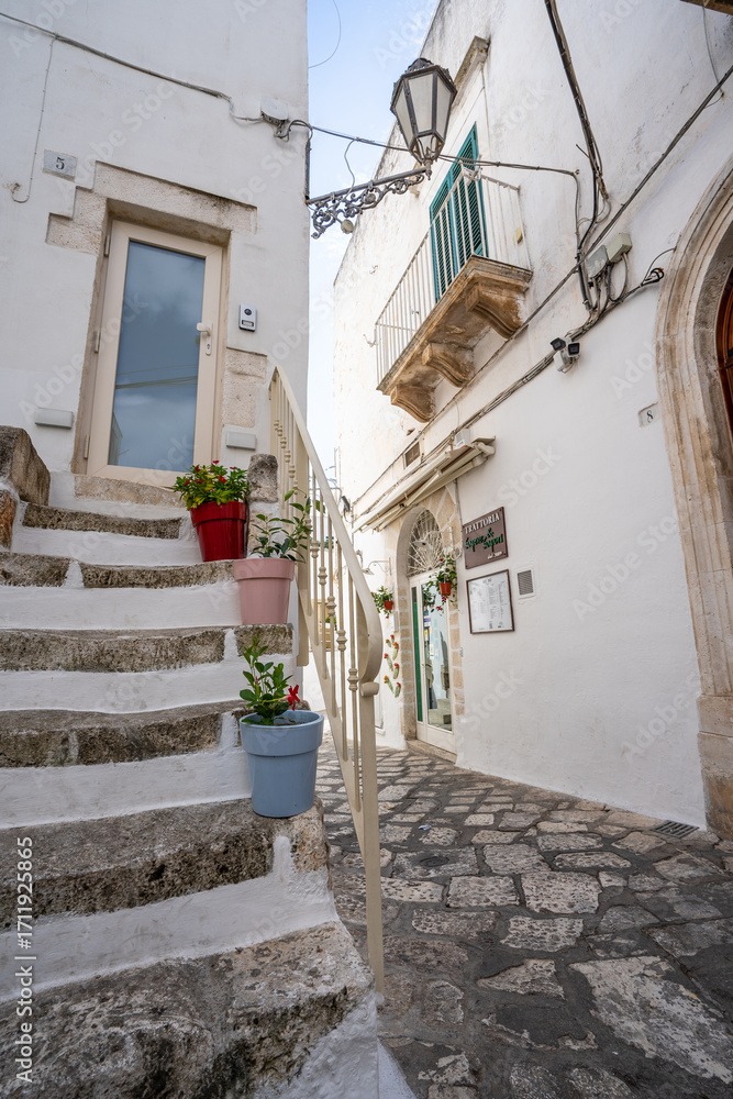 Fototapeta premium Ostuni, known as the 