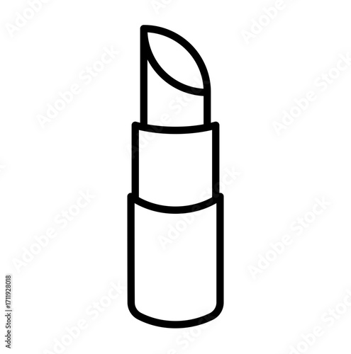 Makeup tools vector icon 100px lipstick