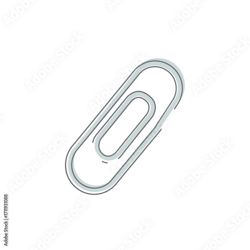 Shiny Metal Paper Clip for Office and School Supplies.