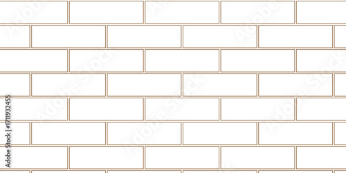 Pavement seamless mosaic stone concrete wall surface tiles. subway vector block rock white brick wall texture background.	
