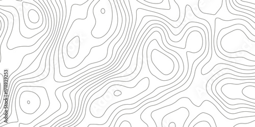 Topographic map background with geographic grid for hiking and mountain sport. luxury topographic wavy pattern and geographic grid map design. paper texture Imitation of a geographical map shade.