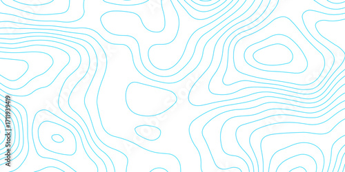 Topographic map background with geographic grid for hiking and mountain sport. luxury topographic wavy pattern and geographic grid map design. paper texture Imitation of a geographical map shade.