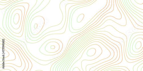 Topographic map background with geographic grid for hiking and mountain sport. luxury topographic wavy pattern and geographic grid map design. paper texture Imitation of a geographical map shade.