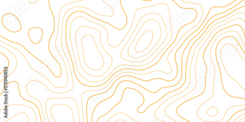 Topographic map background with geographic grid for hiking and mountain sport. luxury topographic wavy pattern and geographic grid map design. paper texture Imitation of a geographical map shade.