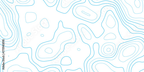 Topographic map background with geographic grid for hiking and mountain sport. luxury topographic wavy pattern and geographic grid map design. paper texture Imitation of a geographical map shade.