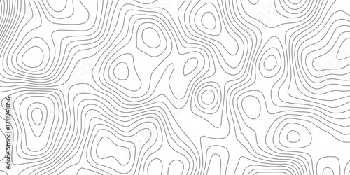 Topographic map background with geographic grid for hiking and mountain sport. luxury topographic wavy pattern and geographic grid map design. paper texture Imitation of a geographical map shade.