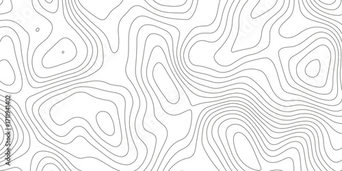 Topographic map background with geographic grid for hiking and mountain sport. luxury topographic wavy pattern and geographic grid map design. paper texture Imitation of a geographical map shades.