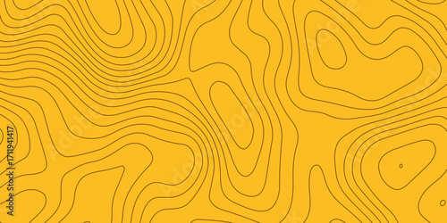 Topographic map background with geographic grid for hiking and mountain sport. luxury topographic wavy pattern and geographic grid map design. paper texture Imitation of a geographical map shades.
