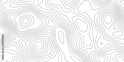 Topographic map background with geographic grid for hiking and mountain sport. luxury topographic wavy pattern and geographic grid map design. paper texture Imitation of a geographical map shades.
