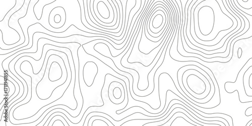 Topographic map background with geographic grid for hiking and mountain sport. luxury topographic wavy pattern and geographic grid map design. paper texture Imitation of a geographical map shades.