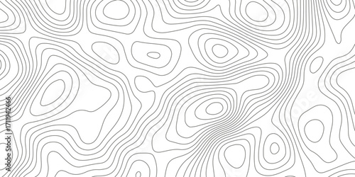 Topographic map background with geographic grid for hiking and mountain sport. luxury topographic wavy pattern and geographic grid map design. paper texture Imitation of a geographical map shades.