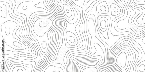 Topographic map background with geographic grid for hiking and mountain sport. luxury topographic wavy pattern and geographic grid map design. paper texture Imitation of a geographical map shades.