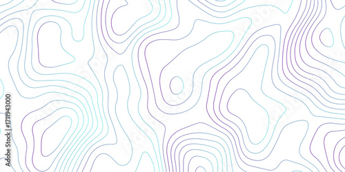 Topographic map background with geographic grid for hiking and mountain sport. luxury topographic wavy pattern and geographic grid map design. paper texture Imitation of a geographical map shades.