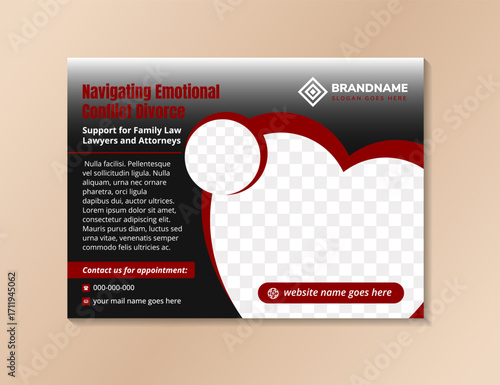 Advertise self help in horizontal banners for social networks or print as posters. eazy for modify texts, colors, and information. Easily include photos and your logo. Achieve professional results