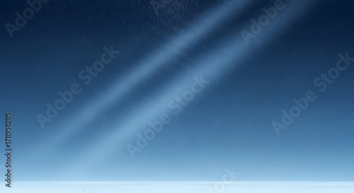 High Altitude Airplane Contrails.